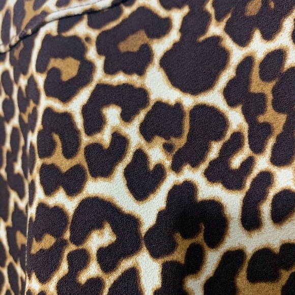 J. Crew crepe shift dress in cat leopard sz 2 NWOT - Picture 12 of 12